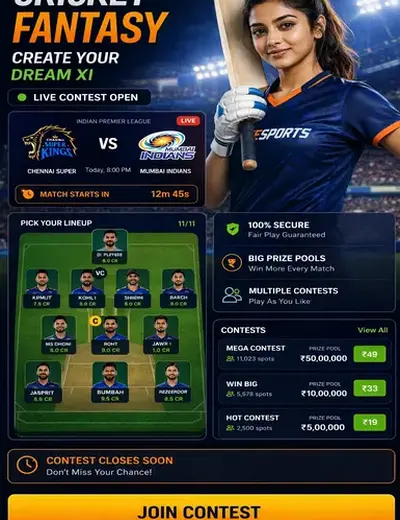 Tez888 (tez888) fantasy cricket & matchday visual 3